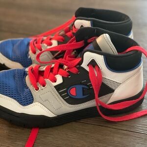 Champion Kids' Sneakers with Blue and Red Accents